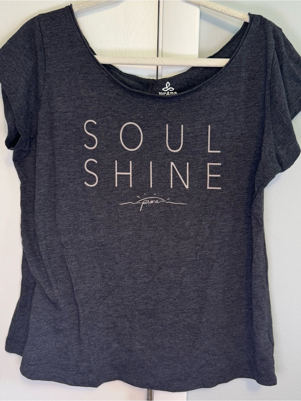 prAna Soul Shine Short Sleeve Tee - Charcoal